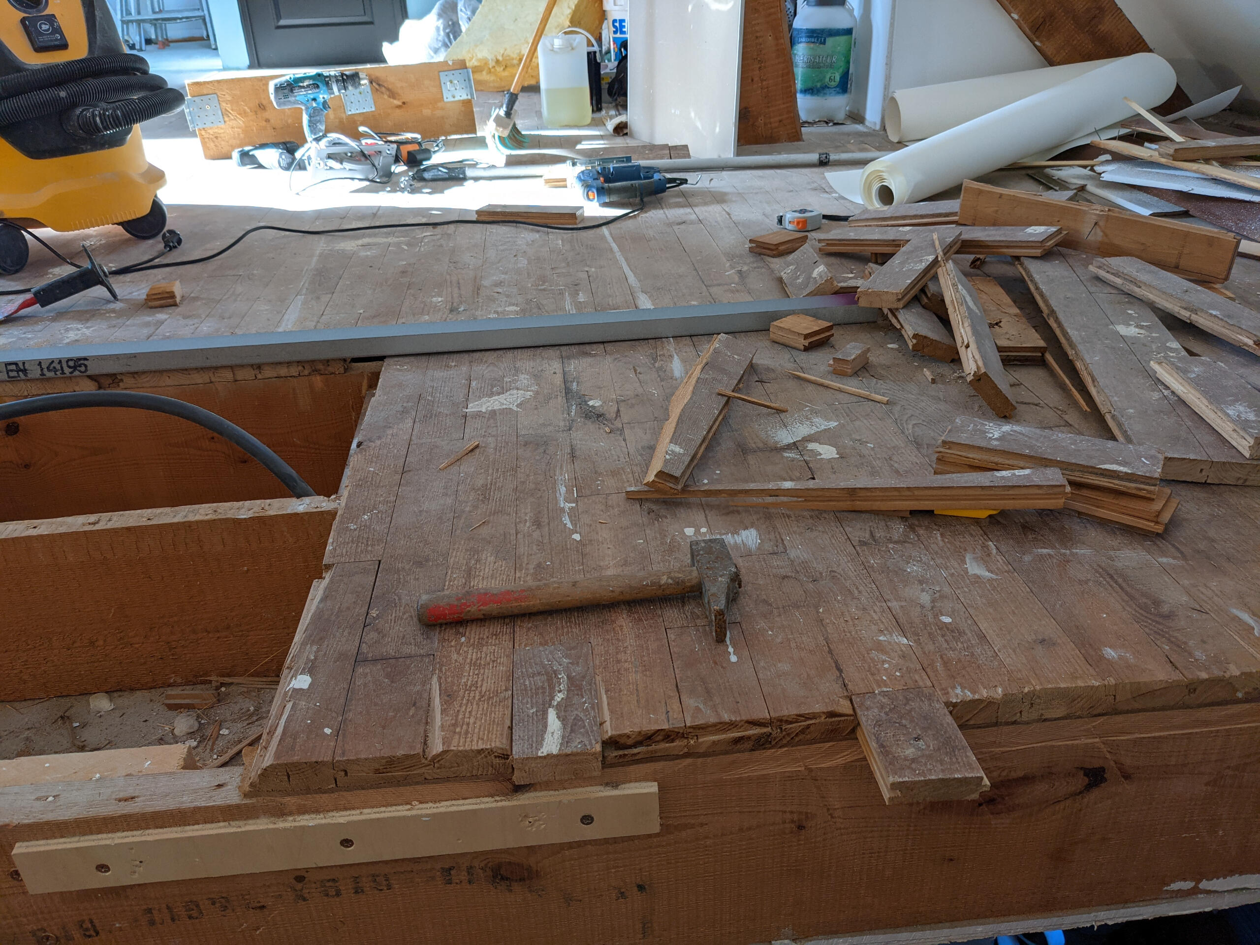 Attic house convert to a loft ( in progress)