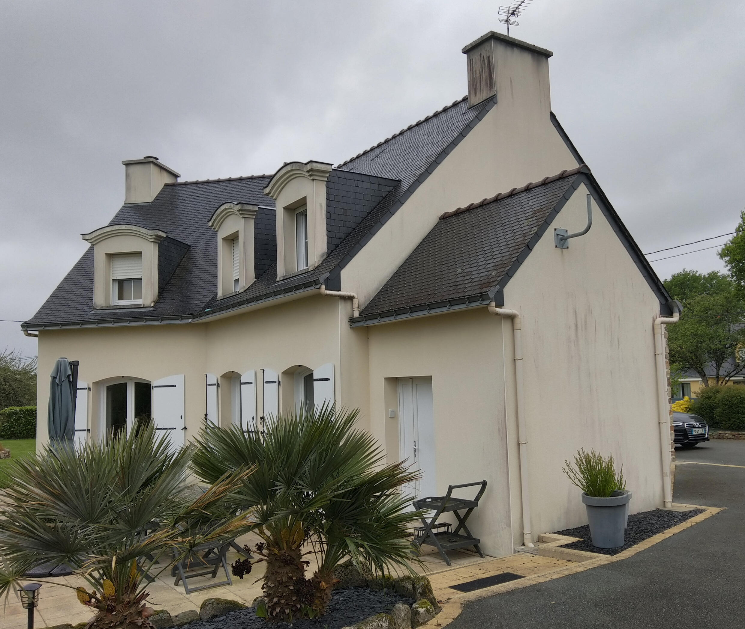 Exterio coating before